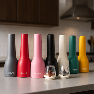 finamill rechargeable grinder various colours